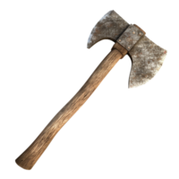 AI generated axe isolated on white background png