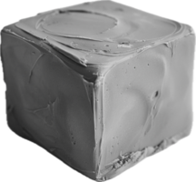 AI generated Old Gray Concrete Brick png