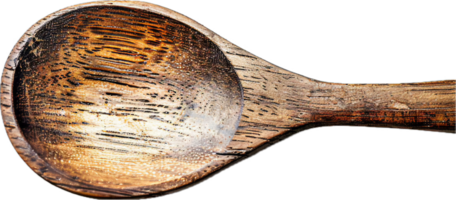 AI generated Rustic Wooden Spoon png