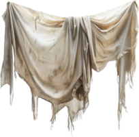 AI generated Dirty Old Fabric Draped png