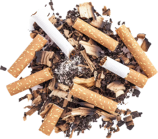 ai généré grappe de éteint cigarettes png