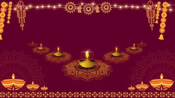 abstract, celebration, background, greeting, hinduism, india, religion, light, bright, decoration video