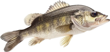 ai gegenereerd Largemouth bas vis PNG