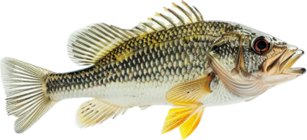 ai genererad largemouth bas fisk png