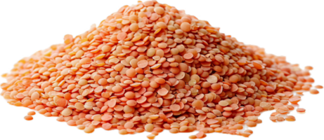 AI generated Heap of Raw Split Red Lentils png