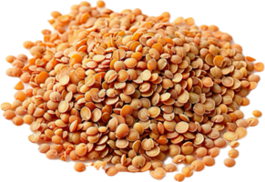 AI generated Heap of Raw Split Red Lentils png