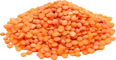 AI generated Heap of Raw Split Red Lentils png