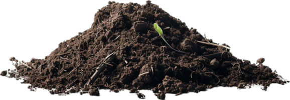 AI generated Pile of Rich Organic Garden Soil png