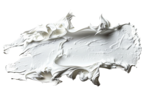 ai généré abstrait blanc crème texture éclaboussure png