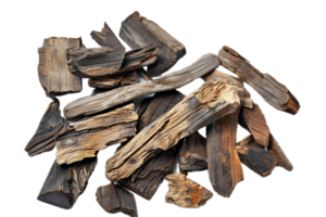 AI generated Assorted Aged Wood Pieces png