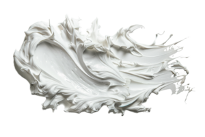 ai généré abstrait blanc crème texture éclaboussure png