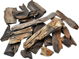 ai gegenereerd natuurlijk oud brandhout logboeken PNG