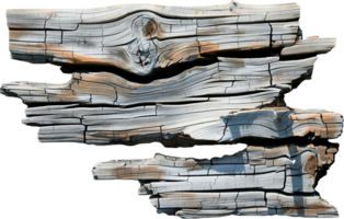 AI generated Weathered Wooden Planks png