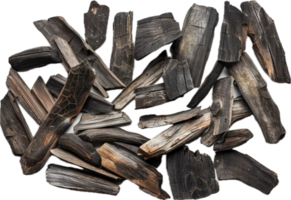 AI generated Natural Aged Firewood Logs png