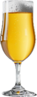 ai gegenereerd ambacht bier in elegant glas PNG