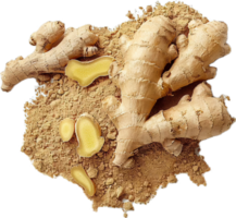 AI generated Fresh Ginger Root png