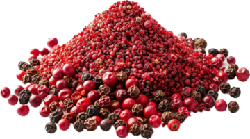 AI generated Assorted Pink and Red Peppercorns png