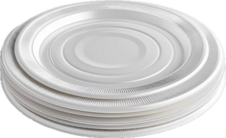 AI generated Disposable Paper Plate png