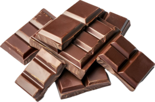 AI generated Chocolate Bars png