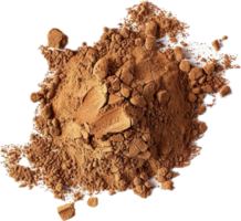 AI generated Heap of Rich Brown Cocoa Powder png