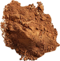 AI generated Heap of Rich Brown Cocoa Powder png