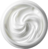 AI generated Fresh Creamy White Cosmetic Cream Texture png