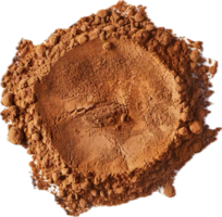 AI generated Heap of Rich Brown Cocoa Powder png