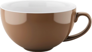 ai généré réaliste marron café tasse png