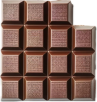 AI generated Chocolate Bars png