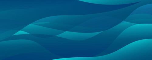 Abstract blue wavy background. Vector illustration. Can be used for advertisingeting, presentation.