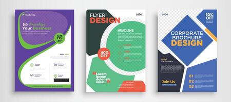 Template vector design for Brochure, Annual Report, Magazine, Poster, Corporate Presentation, Portfolio, Flyer