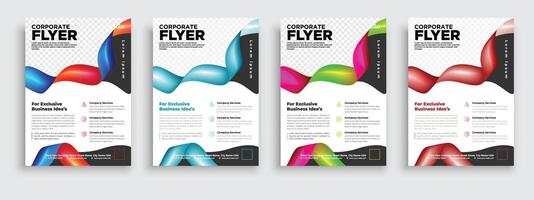Brochure design template vector. Flyers report business magazine poster minimal portfolio. vector
