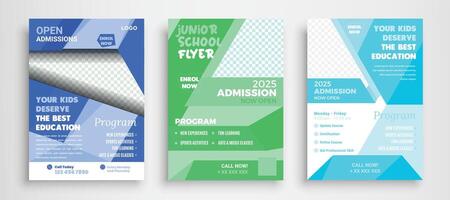 Education Book Cover Design Template in A4. Can be adapt to Brochure, Annual Report, Magazine, Poster, Business Presentation vector