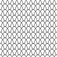 resumen islámico sin costura modelo. Ramadán islámico modelo. negro y blanco modelo antecedentes vector