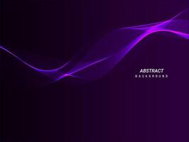 Abstract stylish smooth dynamic wave background vector