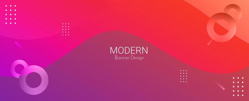 Abstract geometric smooth stylish colorful modern pattern background vector