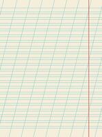 Blank sheet of school notebook with slanted ruled diagonal lines for writing practice, vector. Elementary school eductaion concept vector