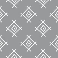 Hand drawn ethnic boho style vector seamless pattern