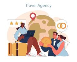 Travel Agency concept. vector