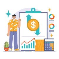 Economies of scale. Company scale of operation, amount of output vector