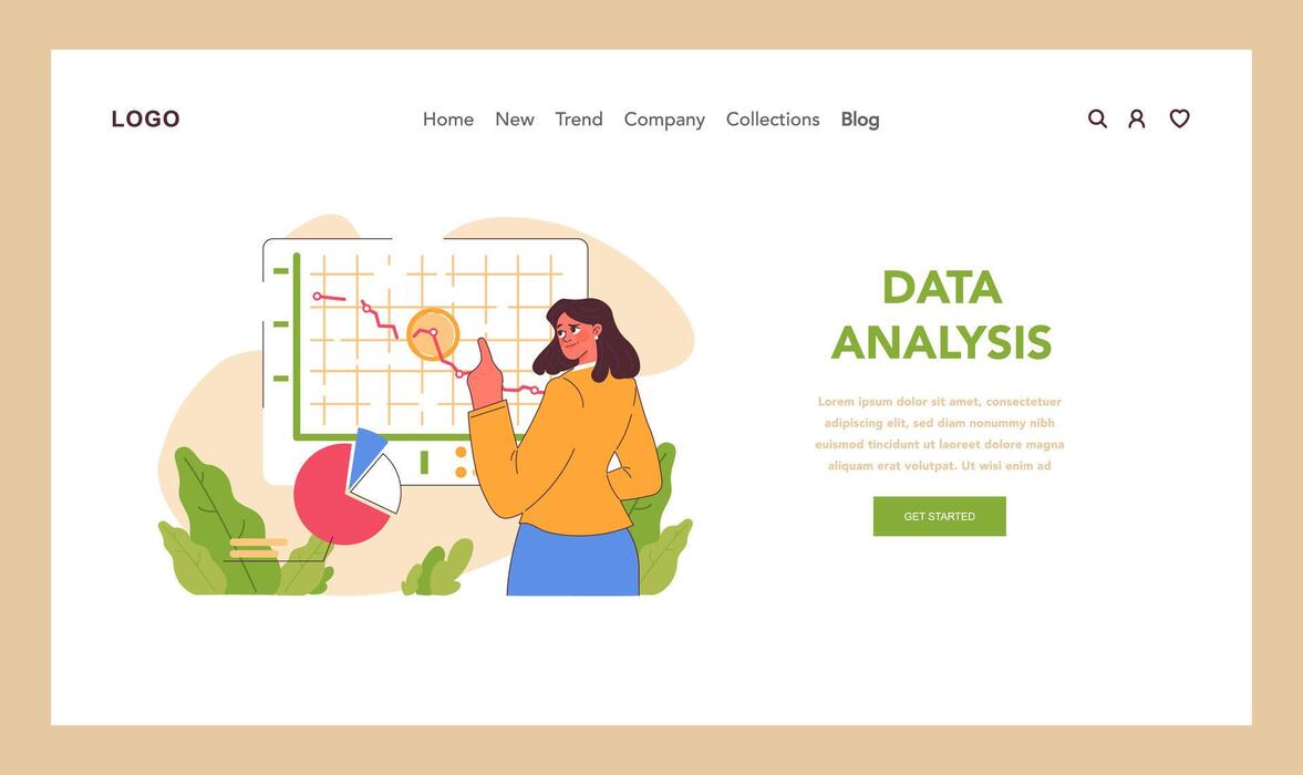Data Analysis Banner Vector Art, Icons, and Graphics for Free Download