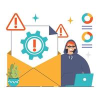 Operational Risk concept. Flat vector illustration