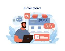 E-commerce Platform Dynamics. vector