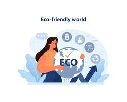 sdg o sostenible desarrollo meta. global comportamiento para mejor futuro. vector