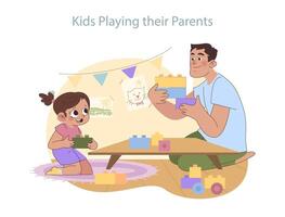 Imaginative playtime set. vector