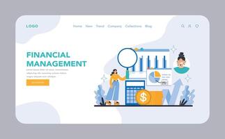 Strategy and management concept. Flat vector illustration.