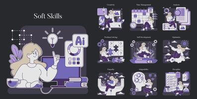 representación de esencial interpersonal habilidades vector