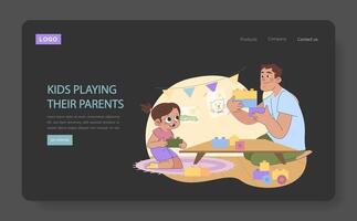 Imaginative playtime set. vector