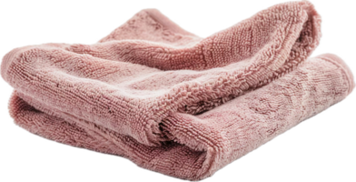 ai gegenereerd getextureerde roze handdoek verfrommeld PNG