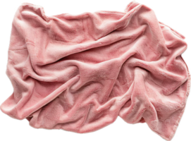 AI generated Textured Pink Towel Crumpled png